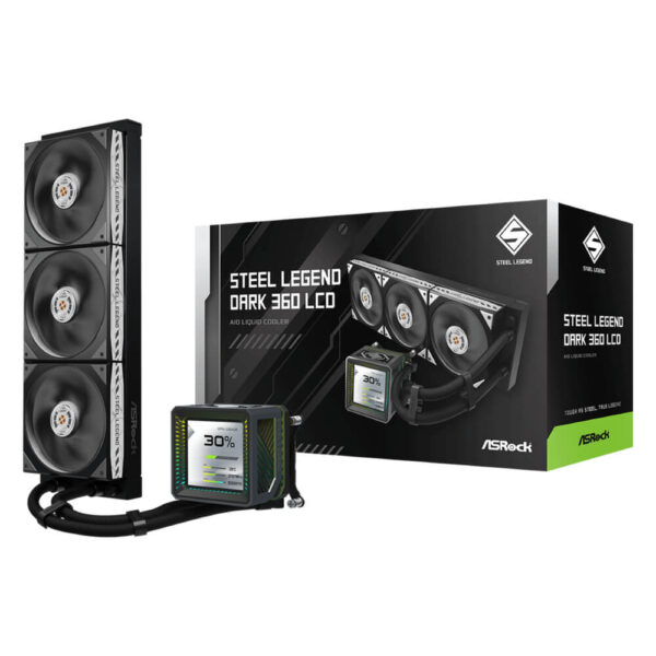 ASRock Steel Legend Dark 360 LCD - AIO Watercooling