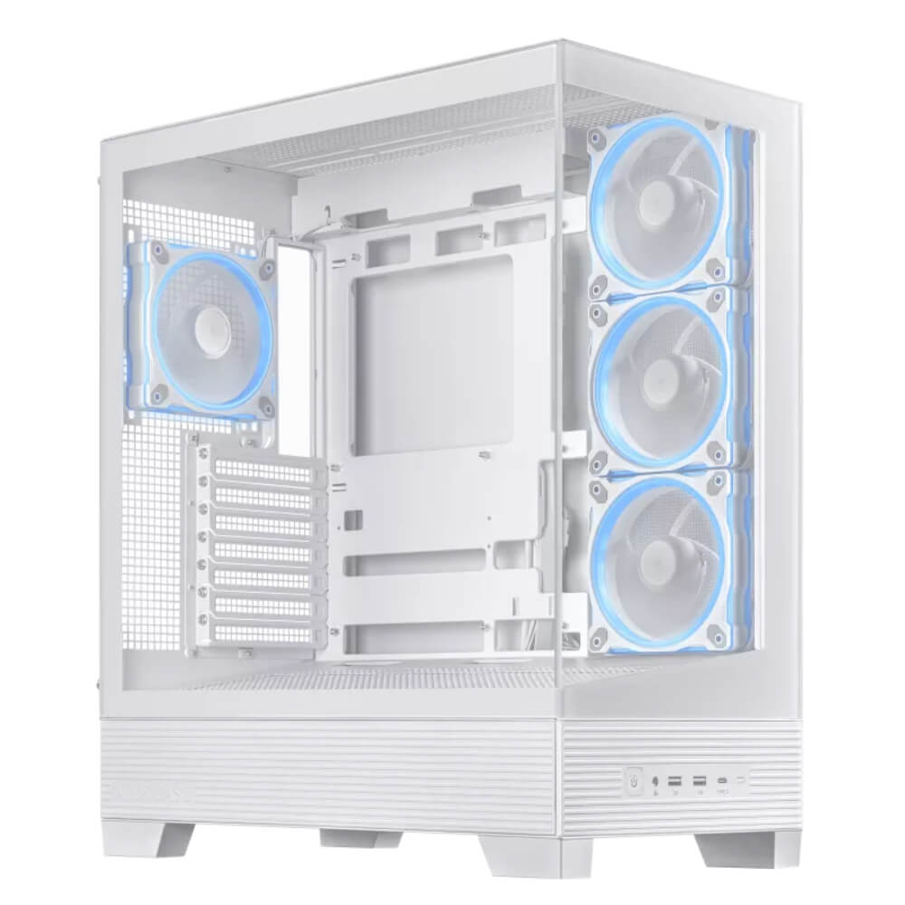 ASUS A31 PLUS White H2 ASUS A31 PLUS White - Mid-Tower Case support for hidden-connector motherboards - Ảnh 2
