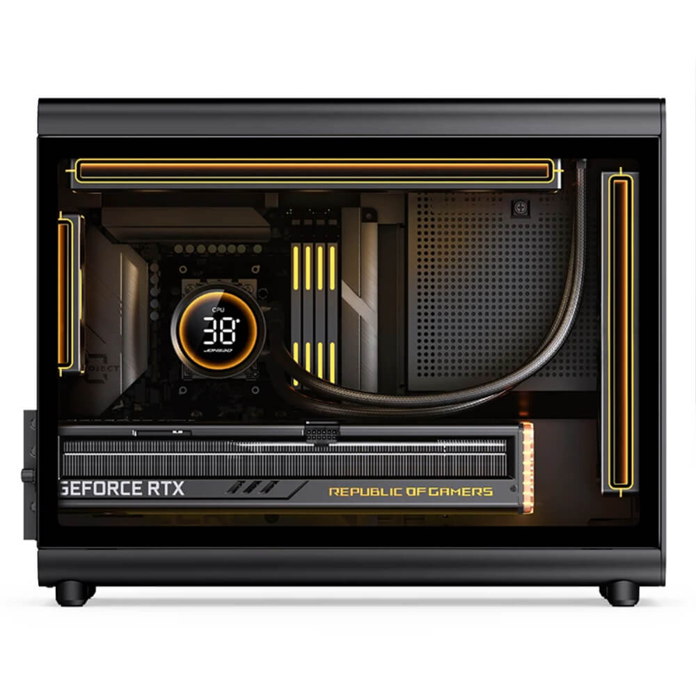 Jonsbo D33 Black H3 Jonsbo D33 Black - Micro-ATX Case - Ảnh 6