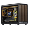 Jonsbo D33 WOOD Black - Micro-ATX Case