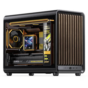Jonsbo D33 WOOD Black - Micro-ATX Case