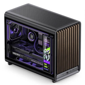 Jonsbo D33 WOOD Black H2 Jonsbo D33 WOOD Black - Micro-ATX Case - Ảnh 2