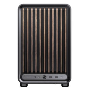 Jonsbo D33 WOOD Black H3 Jonsbo D33 WOOD Black - Micro-ATX Case - Ảnh 3