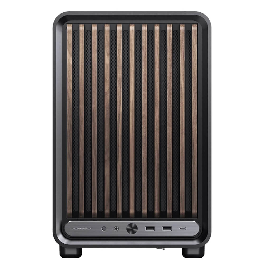 Jonsbo D33 WOOD Black H3 Jonsbo D33 WOOD Black - Micro-ATX Case - Ảnh 3