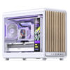 Jonsbo D33 WOOD White - Micro-ATX Case