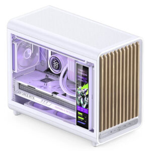 Jonsbo D33 WOOD White - Micro-ATX Case - Ảnh 2