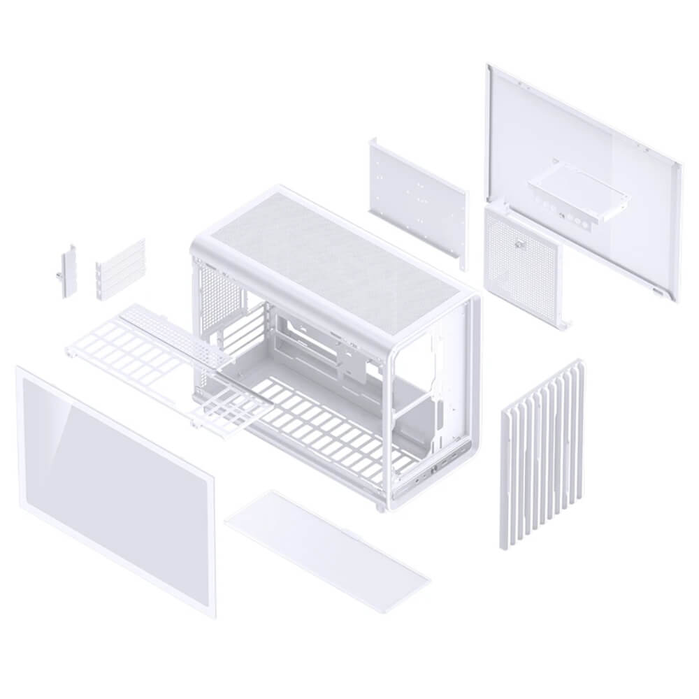 Jonsbo D33 White H6 Jonsbo D33 White - Micro-ATX Case - Ảnh 6