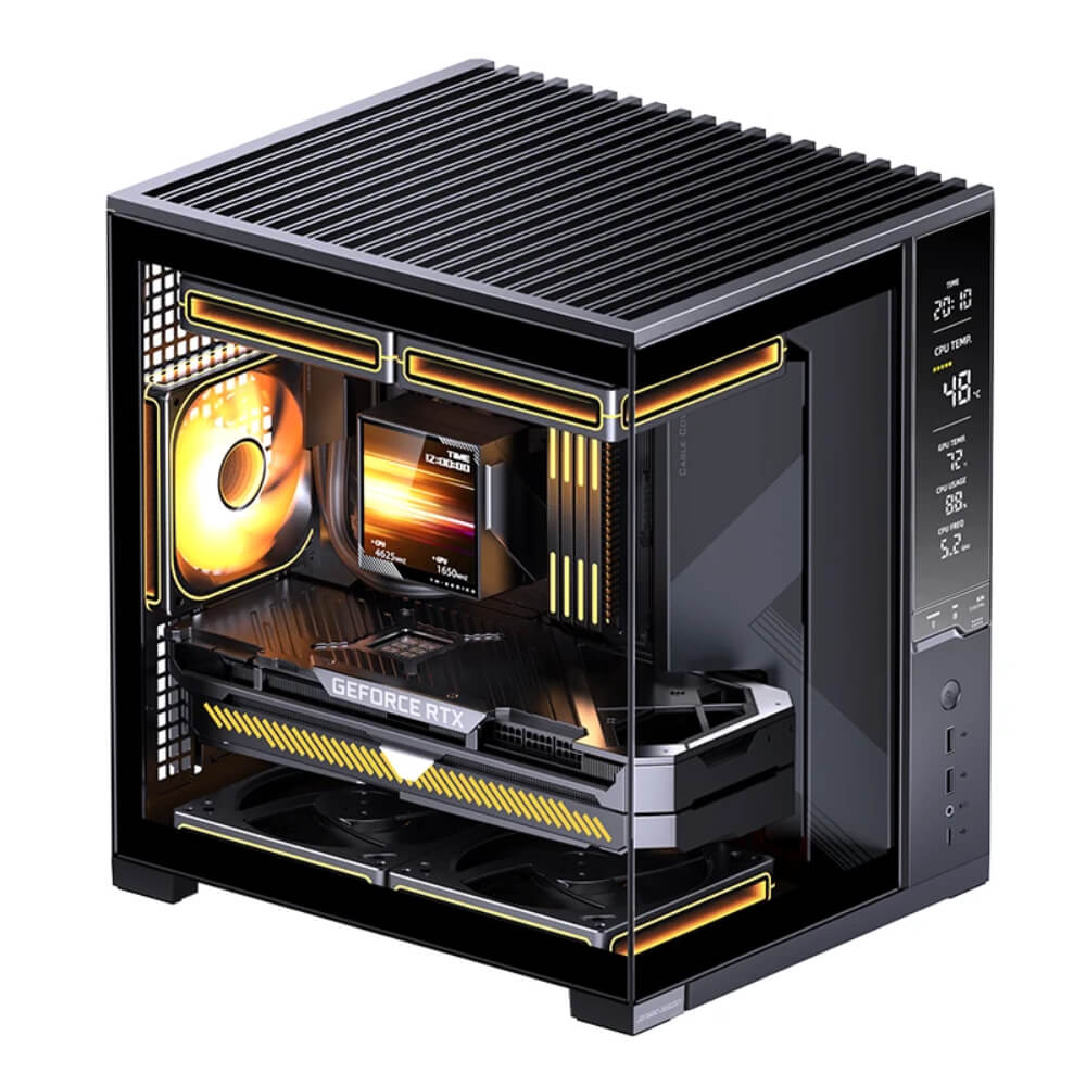 Jonsbo D34 Black H2 Jonsbo D34 Black - Micro-ATX Case - Ảnh 2