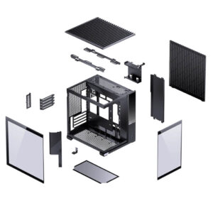 Jonsbo D34 Black H6 Jonsbo D34 Black - Micro-ATX Case - Ảnh 6