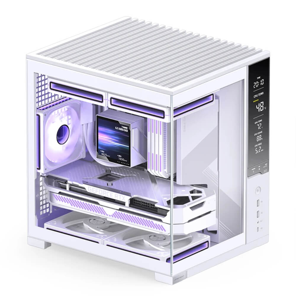 Jonsbo D34 White H2 Jonsbo D34 White - Micro-ATX Case - Ảnh 2