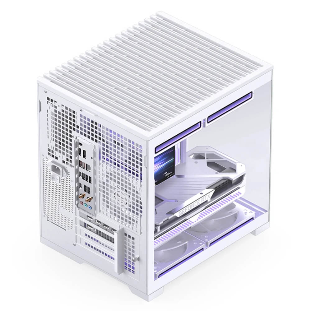 Jonsbo D34 White H5 Jonsbo D34 White - Micro-ATX Case - Ảnh 5