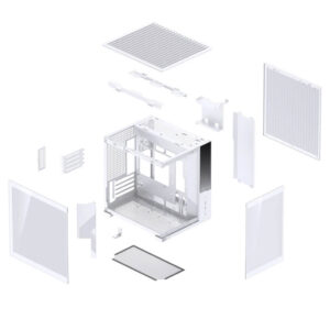 Jonsbo D34 White H6 Jonsbo D34 White - Micro-ATX Case - Ảnh 6