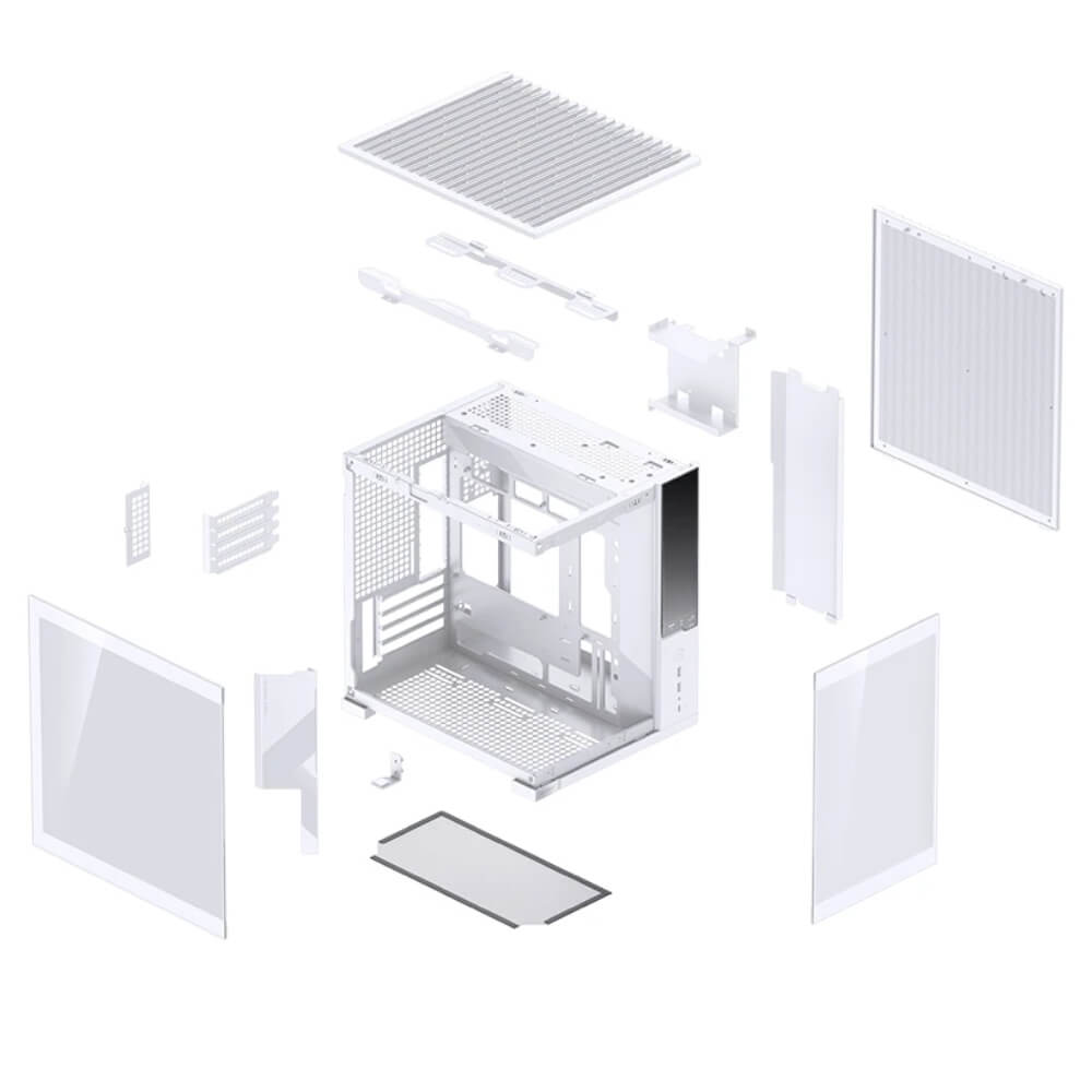 Jonsbo D34 White H6 Jonsbo D34 White - Micro-ATX Case - Ảnh 6