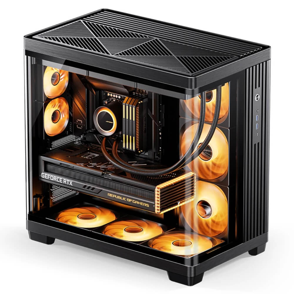 Jonsbo TK 4 Black H2 Jonsbo TK-4 Black - Mid-Tower Case - Ảnh 2