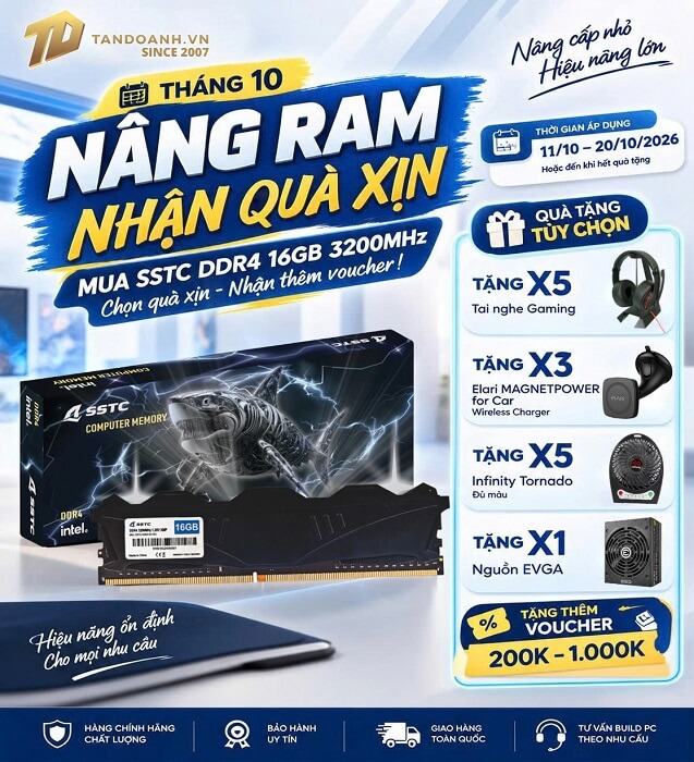KM RAM SSTC 11.10 Tân Doanh