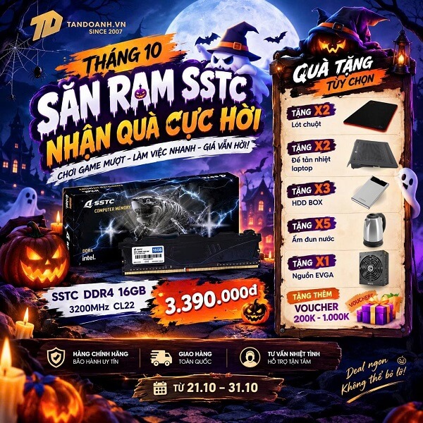 KM RAM SSTC 21.10 Tân Doanh