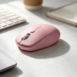 MOTOSPEED BG20 Pink Motospeed BG20 - Silent Wireless Mouse - Ảnh 4