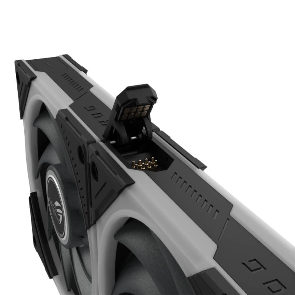 ROG Eurux GR120 ARGB Fan Triple Pack H5 ASUS ROG Eurux GR120 ARGB Fan - Triple Pack - ARGB Fan Case - Ảnh 5